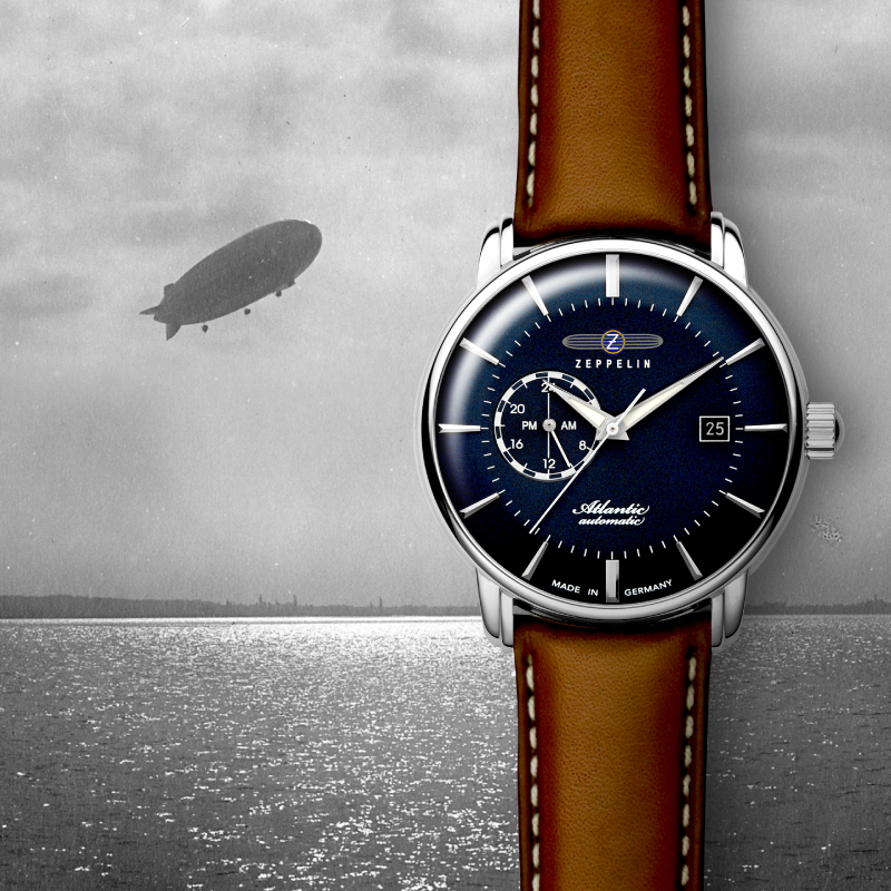 ツェッペリン Zeppelin LZ129 Automatic ドイツ製 腕時計(アナログ) レビュー高評価の商品！